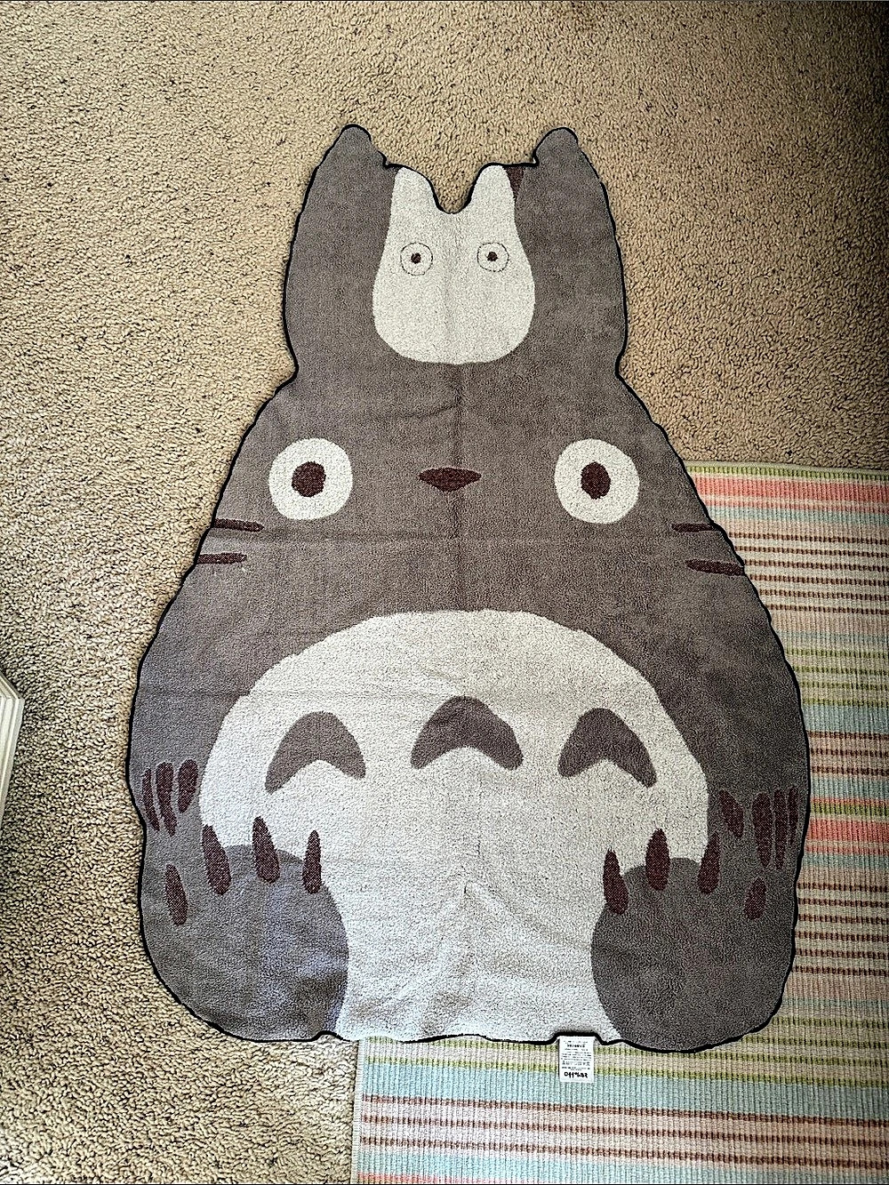 Studio Ghibli My Neighbor Totoro Gray & White Cotton Decor